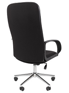 Офисное кресло CHAIRMAN 278 хром, ткань, черный